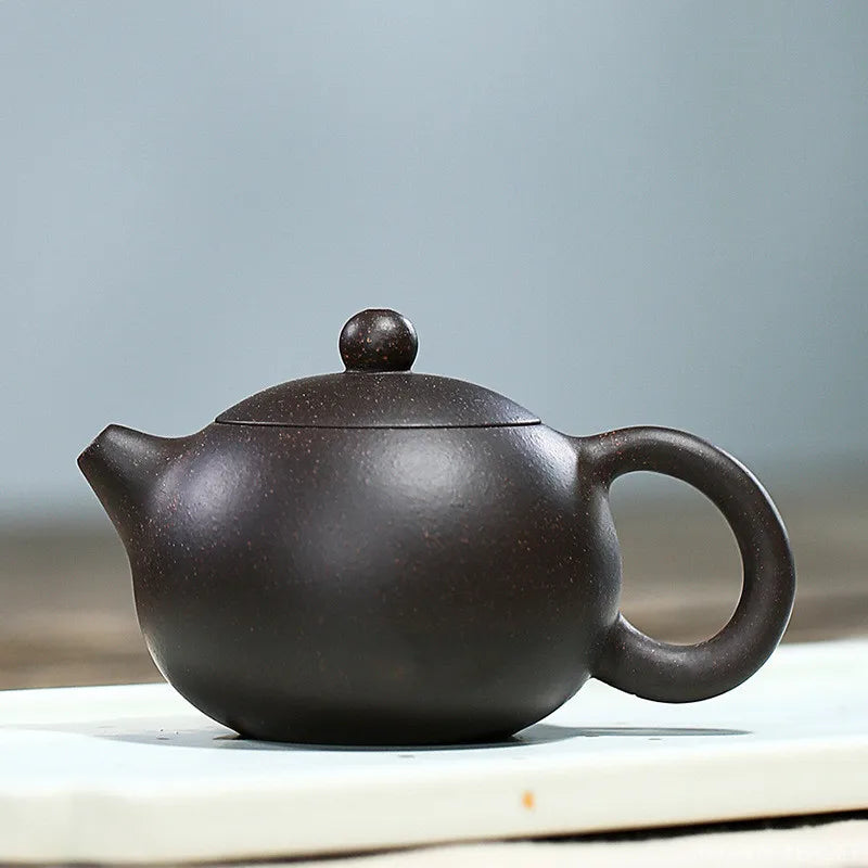 100ml Yixing Boutique Purple Clay Teapots Ball Shaped Infuser Xishi Tea Pot Beauty Kettle Customized Zisha Tea Set Authentic
