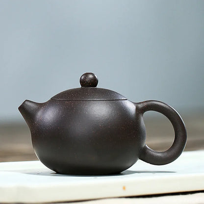 100ml Yixing Boutique Purple Clay Teapots Ball Shaped Infuser Xishi Tea Pot Beauty Kettle Customized Zisha Tea Set Authentic