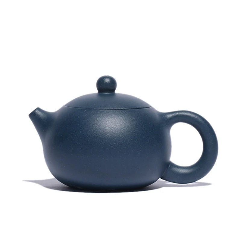 100ml Yixing Handmade Purple Clay Teapots Blue Ball Shaped Infuser Xishi Tea Pot Beauty Kettle Customized Zisha Tea Set