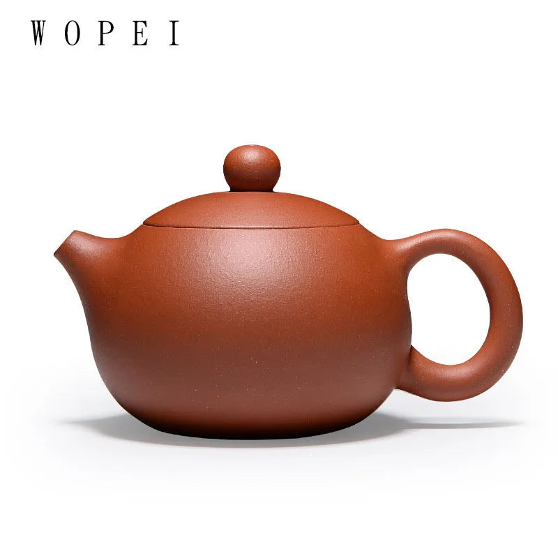 100ml Yixing Purple Clay Teapot Famous Handmade Small Capacity Xishi Tea Pot Ball Hole Filter Kettle Chinese Zisha Tea Set Gifts
