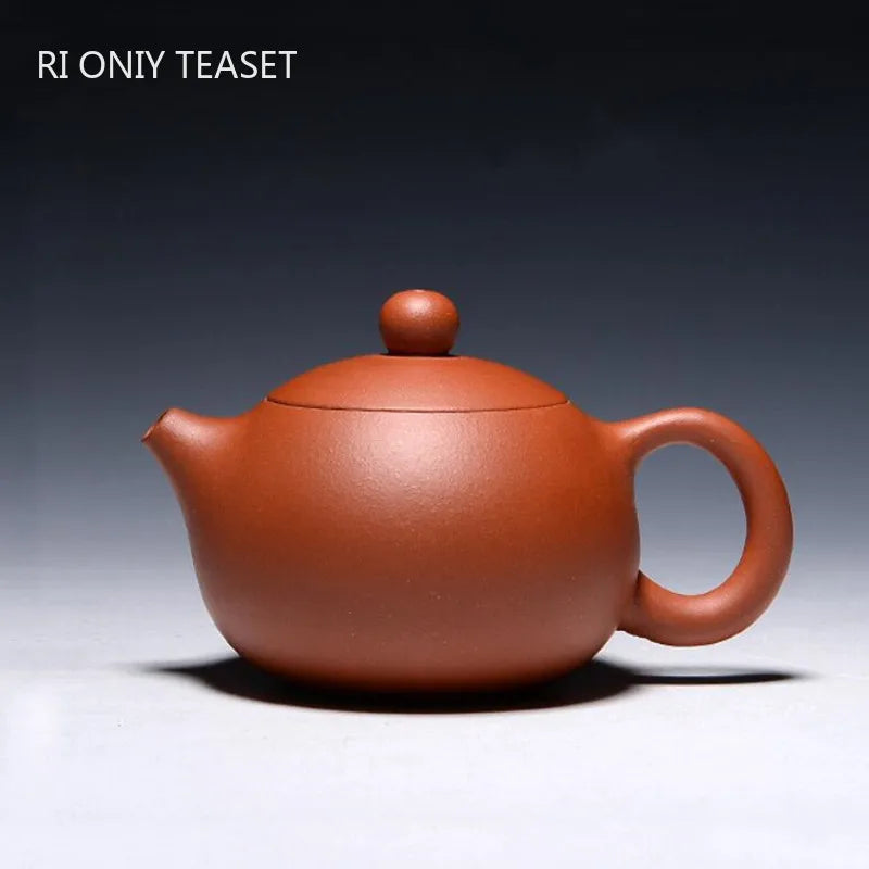 100ml Yixing Purple Clay Teapot Famous Handmade Small Capacity Xishi Tea Pot Ball Hole Filter Kettle Chinese Zisha Tea Set Gifts