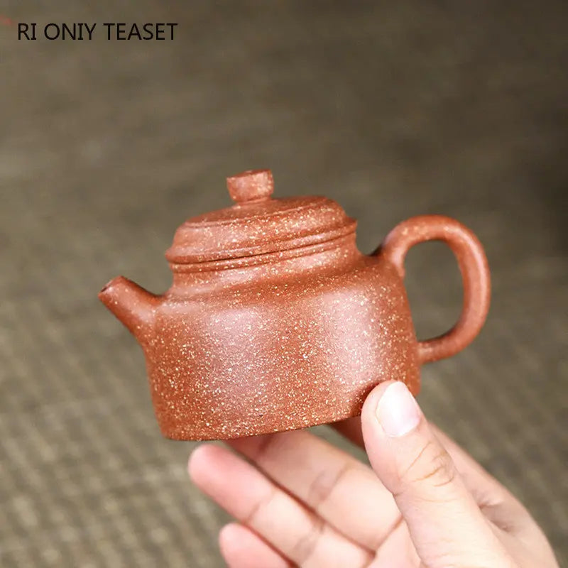 100ml Yixing Raw Ore Purple Clay Teapot Master Handmade Exquisite Small Capacity Tea Pot Beauty Kettle Chinese Zisha Tea Set