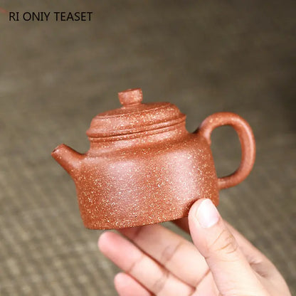 100ml Yixing Raw Ore Purple Clay Teapot Master Handmade Exquisite Small Capacity Tea Pot Beauty Kettle Chinese Zisha Tea Set