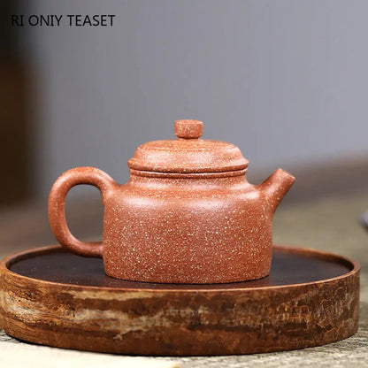 100ml Yixing Raw Ore Purple Clay Teapot Master Handmade Exquisite Small Capacity Tea Pot Beauty Kettle Chinese Zisha Tea Set