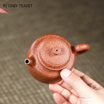 100ml Yixing Raw Ore Purple Clay Teapot Master Handmade Exquisite Small Capacity Tea Pot Beauty Kettle Chinese Zisha Tea Set
