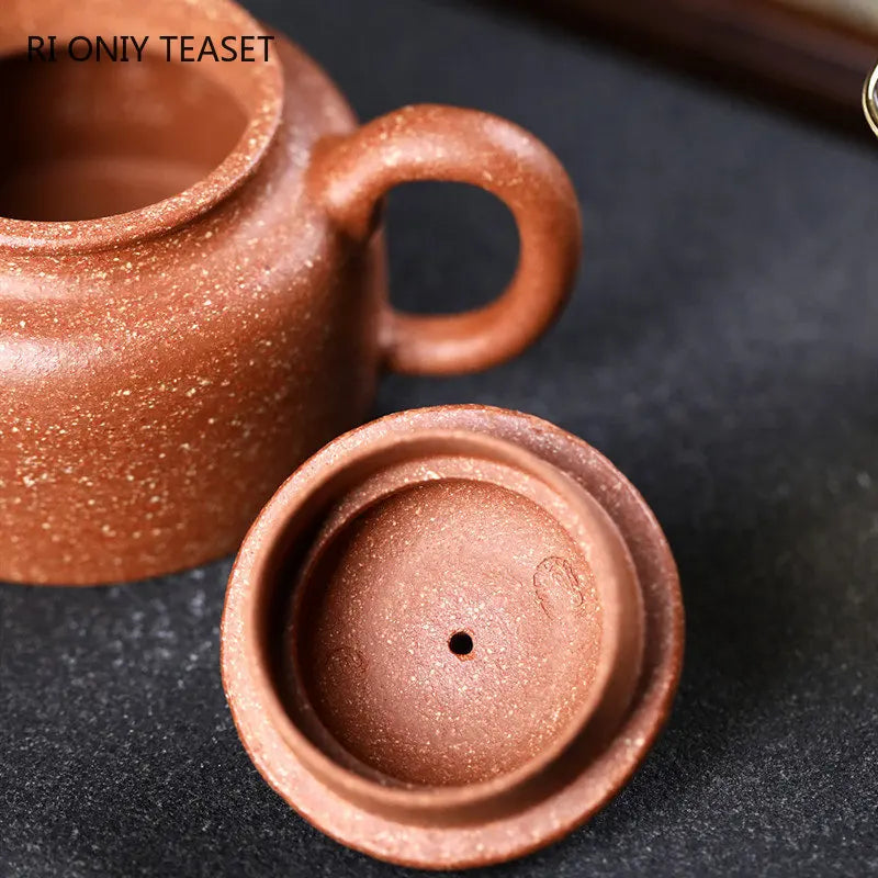 100ml Yixing Raw Ore Purple Clay Teapot Master Handmade Exquisite Small Capacity Tea Pot Beauty Kettle Chinese Zisha Tea Set