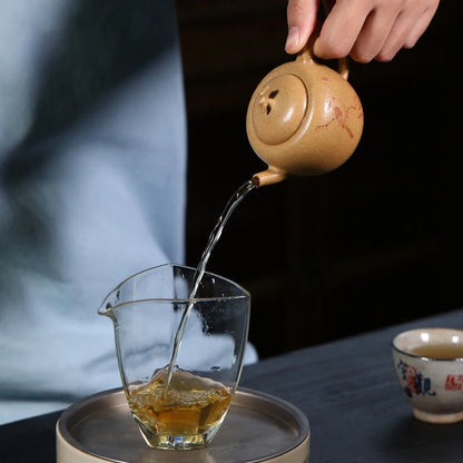 100ml Yixing Small Capacity Purple Clay Teapots Handmade Tea Pot Raw Ore Section Mud Kettle Chinese High-end Zisha Tea Set