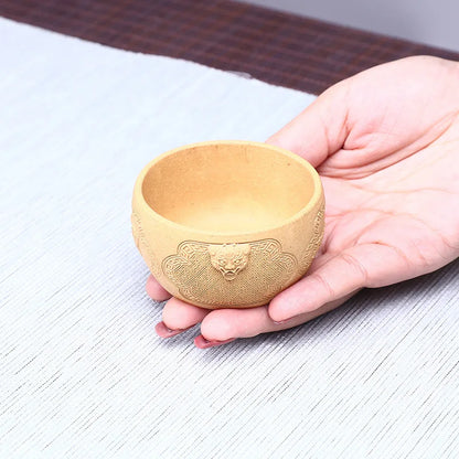 100ml Yixing Zisha Cup Handmade Master Cup Chinese Water Chestnut Cup Teacup Tea Cup Kung Fu Tea Cup Purple Clay Teapot Teaware