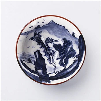 100ml master single cup Chinese blue-and-white porcelain tea cup handpainted cup of tea China kungfu cups ceramic in Chinese