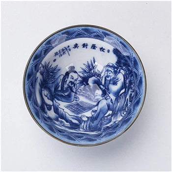 100ml master single cup Chinese blue-and-white porcelain tea cup handpainted cup of tea China kungfu cups ceramic in Chinese