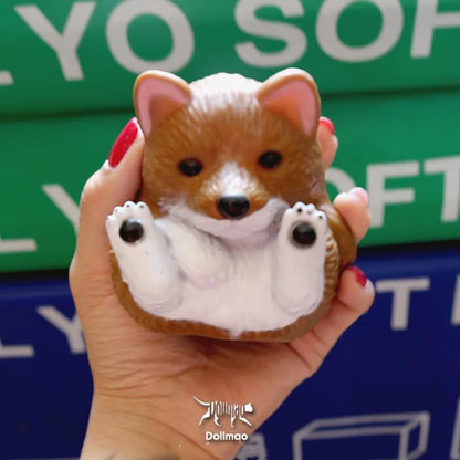 10CM PVC Cartoon Cute Dogs Car Ornament Micro Landscape Bonsai Decoration Desktop Creative Trinket Home Accessories Figurines