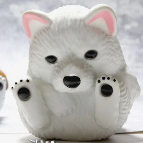 10CM PVC Cartoon Cute Dogs Car Ornament Micro Landscape Bonsai Decoration Desktop Creative Trinket Home Accessories Figurines
