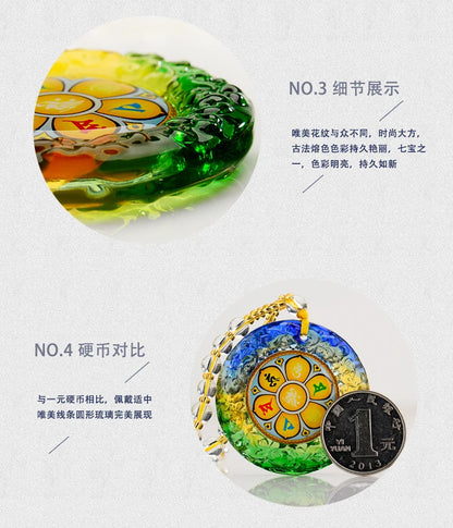 10P-  GOOD Buddhist supplies Greco-Buddhist pocket travel efficacious Mascot # the Buddha Crystal Pendant Amulets Good GIFT