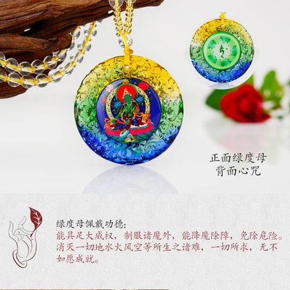 10P-  GOOD Buddhist supplies Greco-Buddhist pocket travel efficacious Mascot # the Buddha Crystal Pendant Amulets Good GIFT