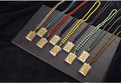 10PCS Buddhist supply Greco-Buddhist pocket travel safe Exorcise evil spirits Almighty talisman Shurangama Mantra Pendant Amulet