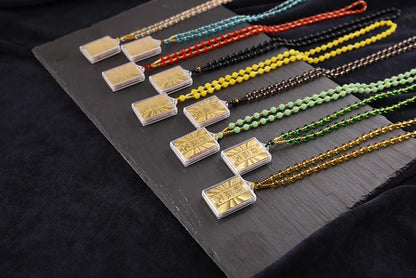 10PCS Buddhist supply Greco-Buddhist pocket travel safe Exorcise evil spirits Almighty talisman Shurangama Mantra Pendant Amulet