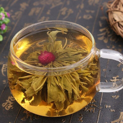 Chu Shui Fu Rong, Blooming Flowering Flower Tea,yi dian hong Chinese Blossoming