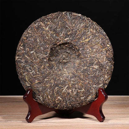 2018 CHINATEA ji xing qiao mu Pu erh Tea Cake,QIZI sheng cha RAW Pu'er tee,357g