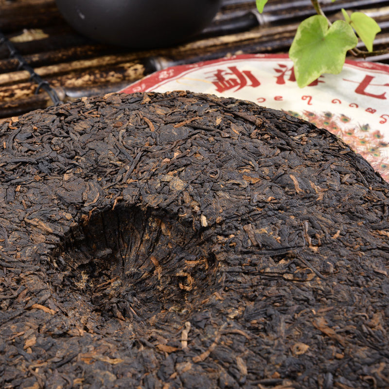 357g CHINA Famous Puer Tea Yunnan Ripe Pu-erh Tea Pu'er Tea Cake Black Tee 云南普洱