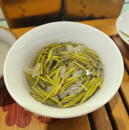 CHINA Jasmine Silver Needle Flavor GREEN Tea,MO LI BAI HAO YIN ZHEN JASMIN 茉莉银针