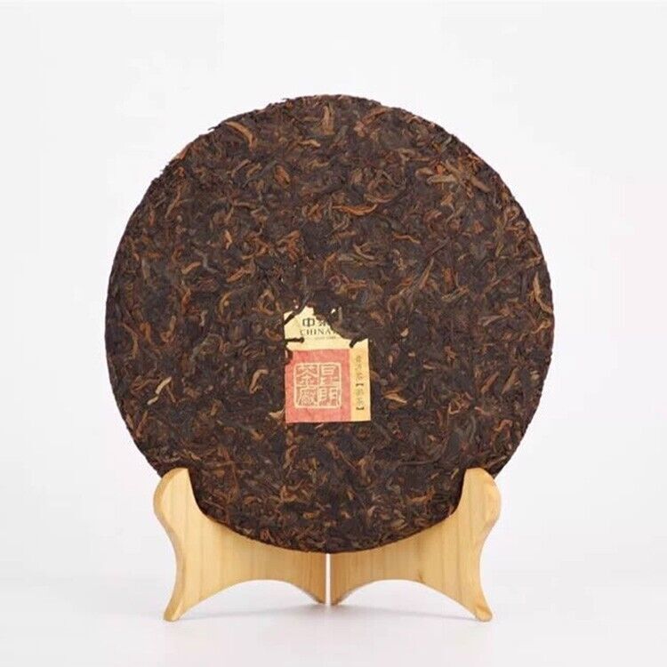 2018 CHINATEA Dog Zodiac,gou nian pu erh shu Puer Tea Ripe Yunnan cake tee,357g