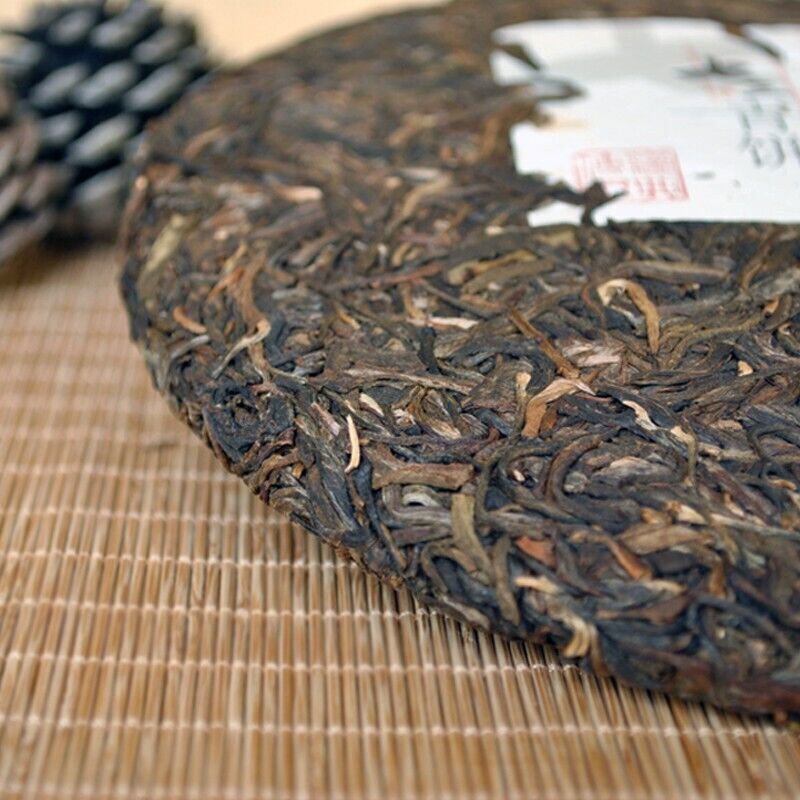 2014 CHINATEA 73 GREEN Pu erh Tea Cake,Yunnan UNCOOKED Pu'er Puer tee 中茶青饼,357g