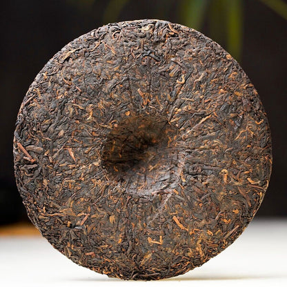 CHINATEA Bulang Chun,2019 pu erh Puer Tea Ripe Yunnan qizi Beeng cake tee,357g