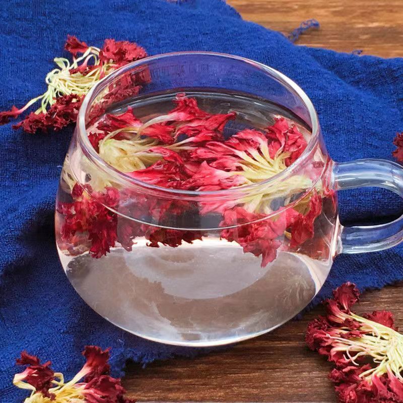 Dried Carnation Flower Herbal Tea Loose Leaf,Natural Vegan,Edible Biodegradable