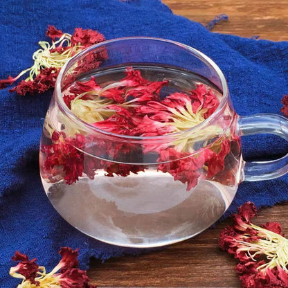 Dried Carnation Flower Herbal Tea Loose Leaf,Natural Vegan,Edible Biodegradable