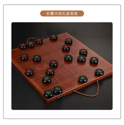 4.8 cm,China chess game,Purple sandalwood,African Blackwood,Chinese wood xiangqi