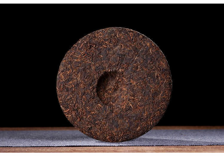 357g, old Yunnan CNNP Zhong Cha puer Pu'er Puerh Pu erh Cake Ripe Cooked Tea tee