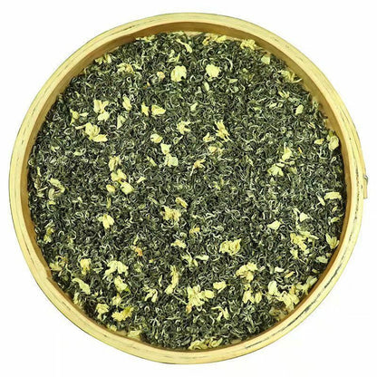 Bi Tan Piao Xue green Jasmine flower tea,Snowflakes,China Jasmintee grüner Tee