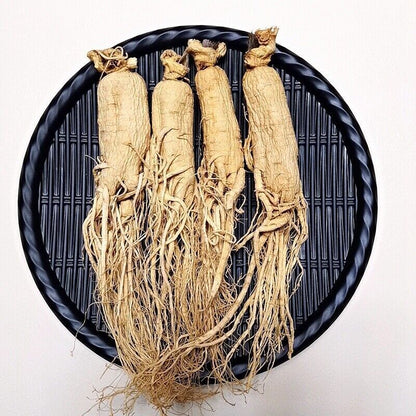 Changbai Mountain Dried white Ginseng Root years whole roots chinese herbal 白人參