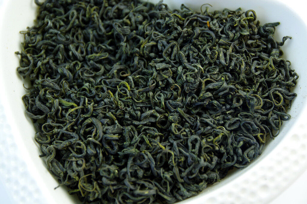 Zhen Mei Tea,Green Loose Leaf,CHINA ZhenMei grüner Tee,China thé blätter 中国针眉绿茶