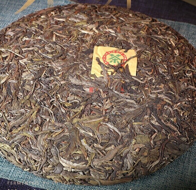 357g,China ZhongCha 2019 Classic Red Label Puerh Pu er Raw Cake tea,puer tee erh