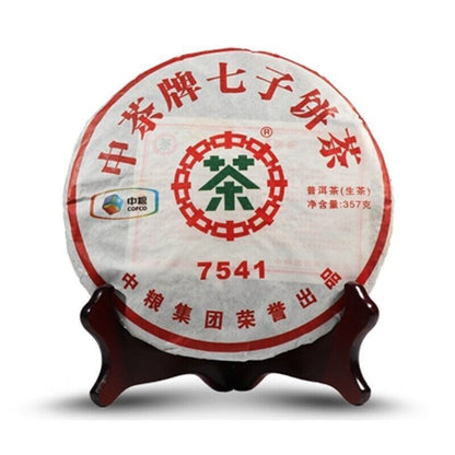 2010 Yunnan 7541 Raw Pu-erh Sheng Cha 357g Cake Zhongcha Chinese Pu'er Puer Tea