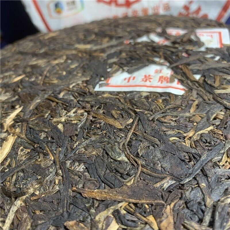 2010 CHINATEA YUAN CHA Pu-erh Tea Cake Zhongcha Raw red lable Pu'er Puer,普洱 357g