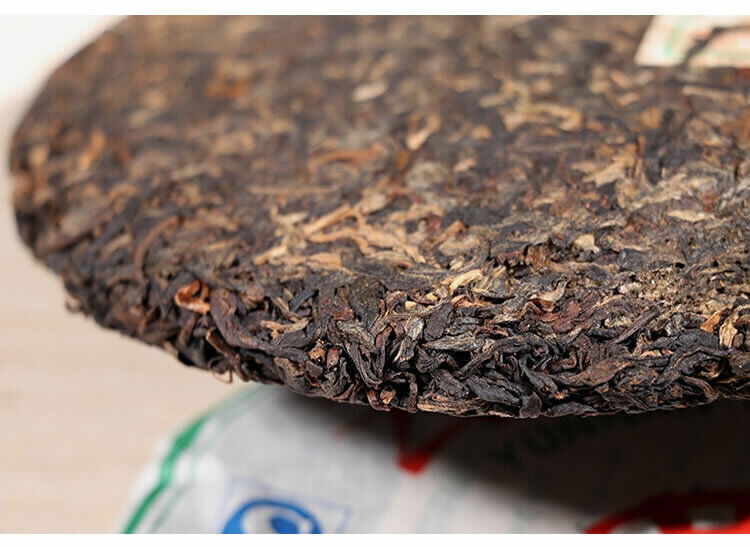 357g, 2007 China CNNP Zhong Cha QiZi 6031 Puerh Pu er Raw Cake tea,puer tee erh