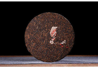 357g,Yunnan CNNP Zhong Cha Yuan puer Pu'er Puerh Pu erh Cake Ripe Cooked Tea tee