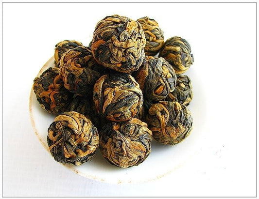 250g, Black Pearl Dian Hong Tea,Yunnan China Dragon balls Schwarzer Tee thé noir