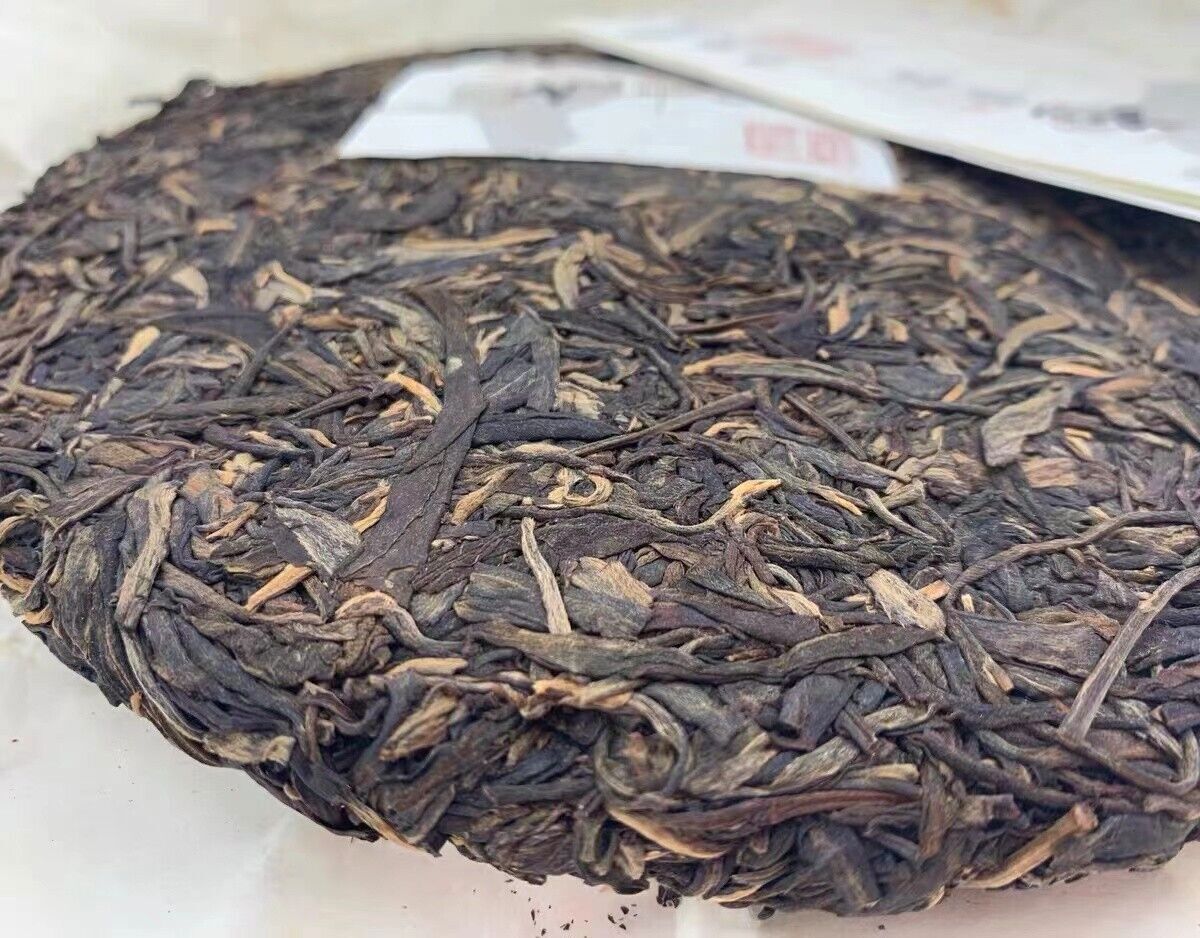 2014 CHINATEA 73 GREEN Pu erh Tea Cake,Yunnan UNCOOKED Pu'er Puer tee 中茶青饼,357g