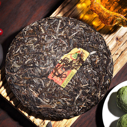 357g, 2021 China CNNP COFCO ZhongCha 7541 Puerh Pu er Raw Cake tea,puer tee erh