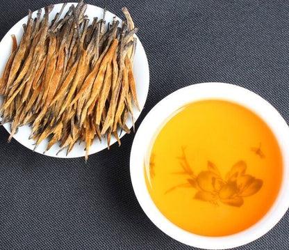 Golden Needle Leaf Black TEA,Chinese DianHong Cha,Yunnan dian hong schwarzer TEE