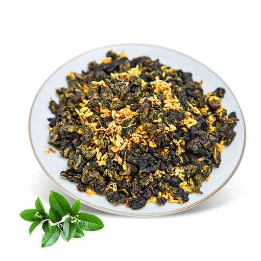 Premium Osmanthus Scented Black Oolong Tea,China fujian anxi gui hua wu long tee