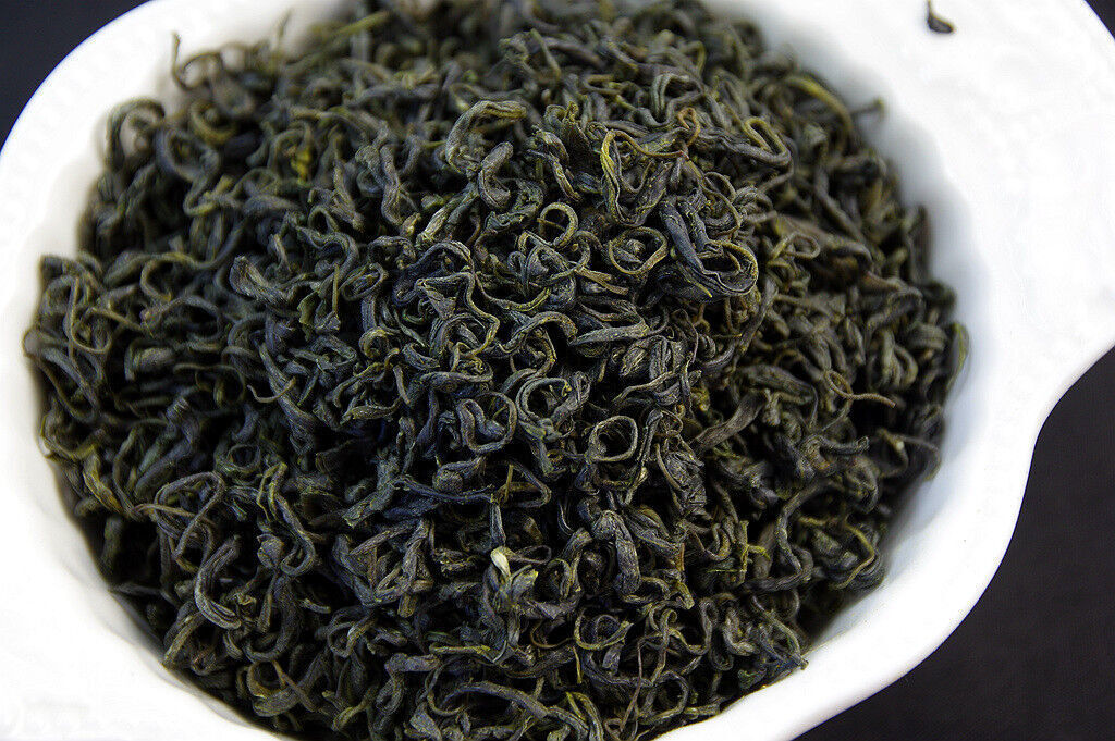 Zhen Mei Tea,Green Loose Leaf,CHINA ZhenMei grüner Tee,China thé blätter 中国针眉绿茶