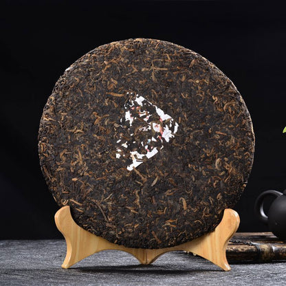 357g Puer Tea Yunnan Menghai Peacock Ripe Pu-erh Tee Pu'er Tea Cake Black Tea