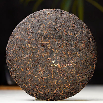 CHINATEA Bulang Chun,2019 pu erh Puer Tea Ripe Yunnan qizi Beeng cake tee,357g