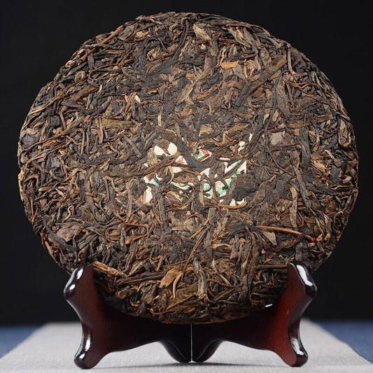 2007 Yunnan ChinaTea Pu-erh Big Leaf Green Cake Sheng Pu'er Puer Raw Tea 中茶,357g