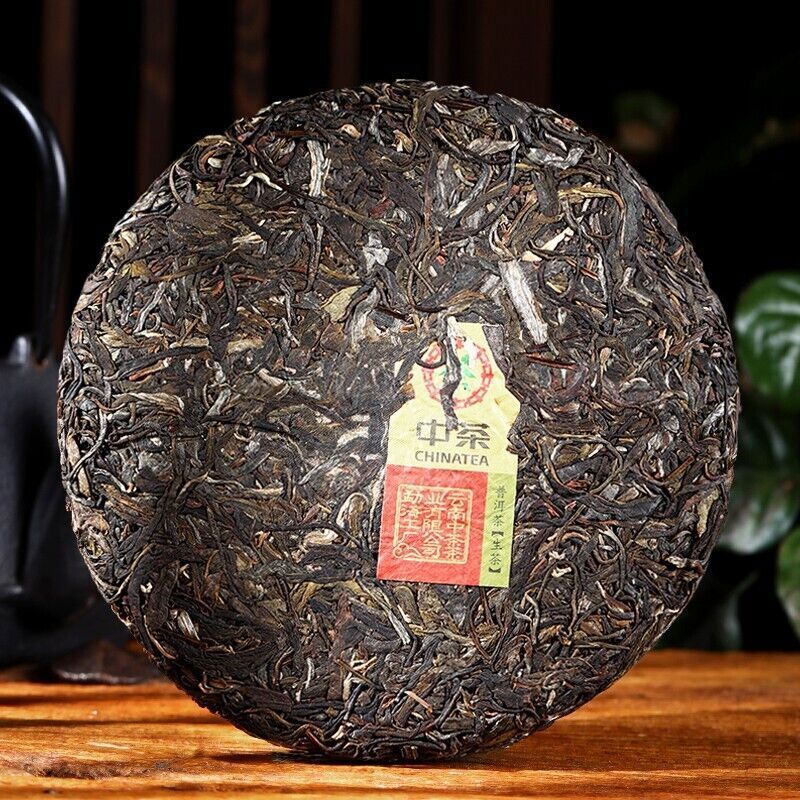 2022 YUNNAN ZHONGCHA HOU DE Pu'er GREEN Raw Tea Good Moral Pu-erh Cake Cha, 357g