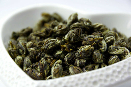 Phoenix Eye Tea ball,Mo Li Hua Feng Yan,flavoured Jasmine Green Pearl Tee buds